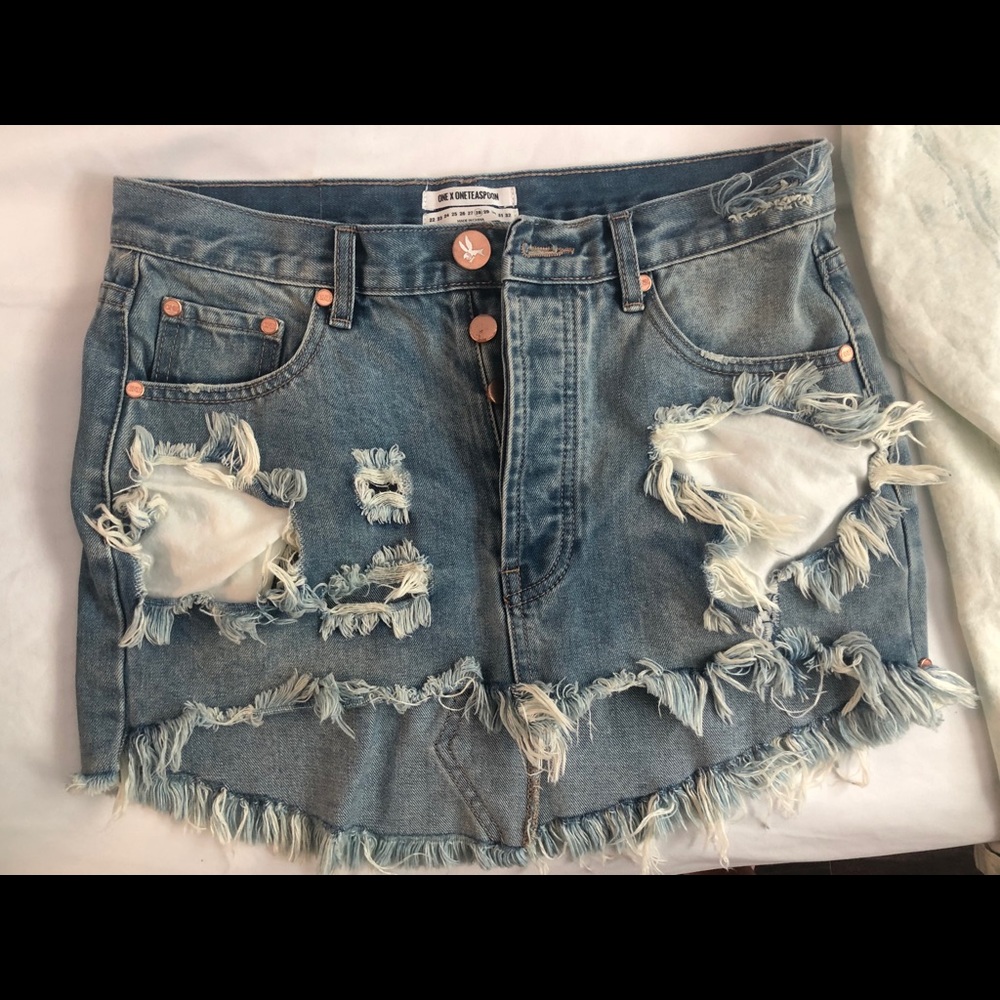 One teaspoon junk yard skirt